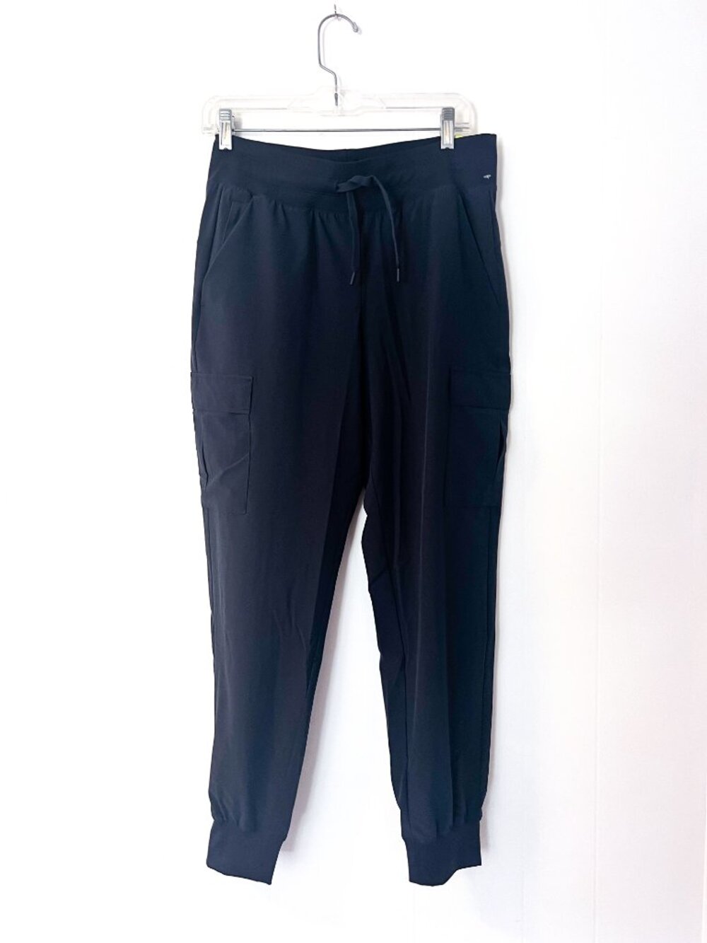 All In Motion Women's Active Light Mid-Rise Cargo Joggers Medium Navy Blue - Picture 6 of 12